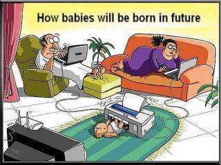 How babies will be born in future.